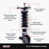 Air Lift Performance 15-20 Acura TLX / 13-17 Honda Accord Coilover Kit Air Lift Coilovers  AXOPROS