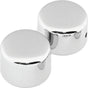 Bikers Choice 72-99 FL FLT FXWG Softail 88-94 Chrome Front Axle Cap Set Bikers Choice Suspension Arms & Components  AXOPROS