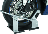 BikeMaster Heavy Duty Wheel Chock - Silver BikeMaster Bike Racks  AXOPROS
