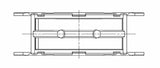 ACL 03+ Ford/Mazda 4 2.0L/2.3L DOHC Duratec Standard Size Race Series Main Bearing Set ACL Bearings  AXOPROS