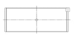 ACL VW/Audi 1781cc/1984cc Std Size High Perf w/ Extra Oil Clearance Rod Bearing Set - CT-1 Coated ACL Bearings  AXOPROS