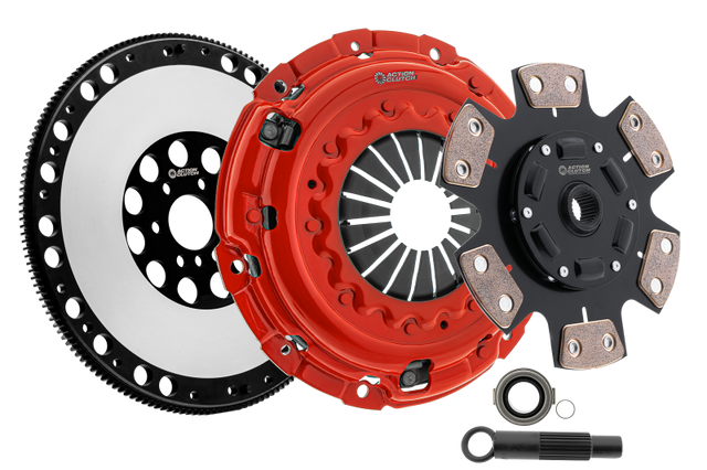 Action Clutch 04-08 Acura TSX 2.4L (K24A2) Stage 3 Clutch Kit (1MS) w/Lightened Flywheel Action Clutch Clutch Kits - Single  AXOPROS