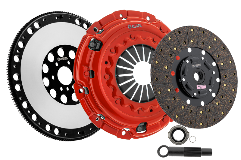 Action Clutch 12-15 Honda Civic Si 2.4L (K24Z7) Stage 1 Clutch Kit (1OS) w/Lightened Flywheel Action Clutch Clutch Kits - Single  AXOPROS