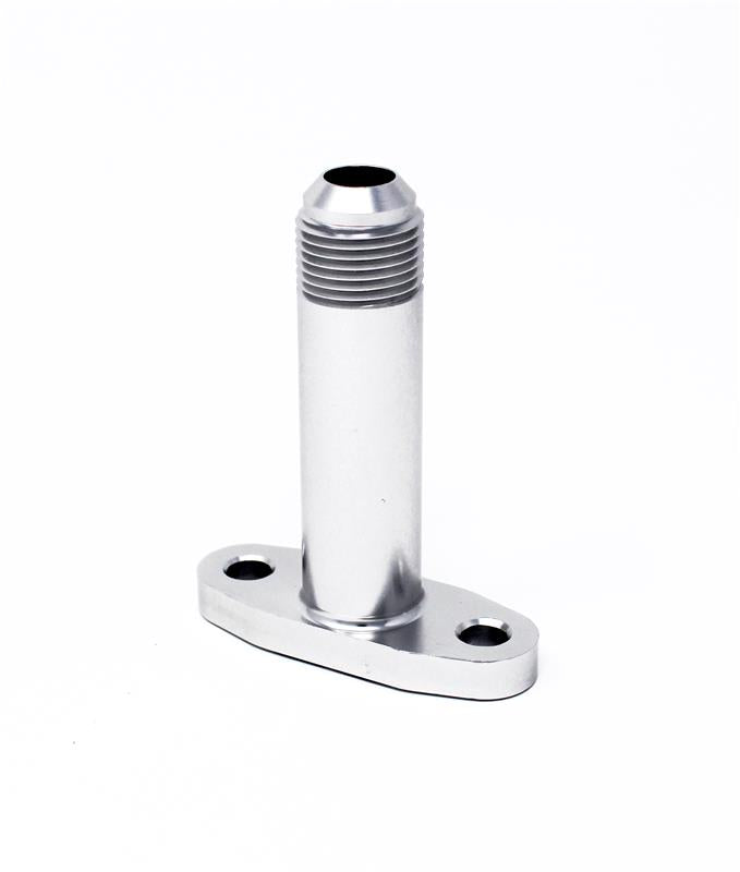 Torque Solution Extended Port Matched Oil Drain Flange: -10AN for T3/T4 PTE / Turbonetics Torque Solution Flanges  AXOPROS