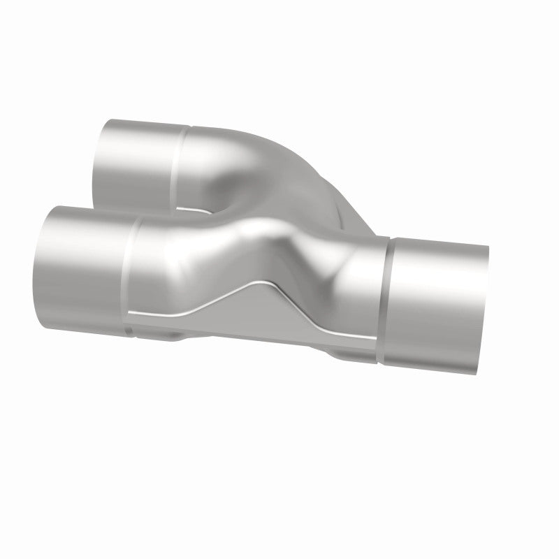 MagnaFlow Smooth Trans Y 2.50inch SS 90 deg. Magnaflow Y Pipes  AXOPROS
