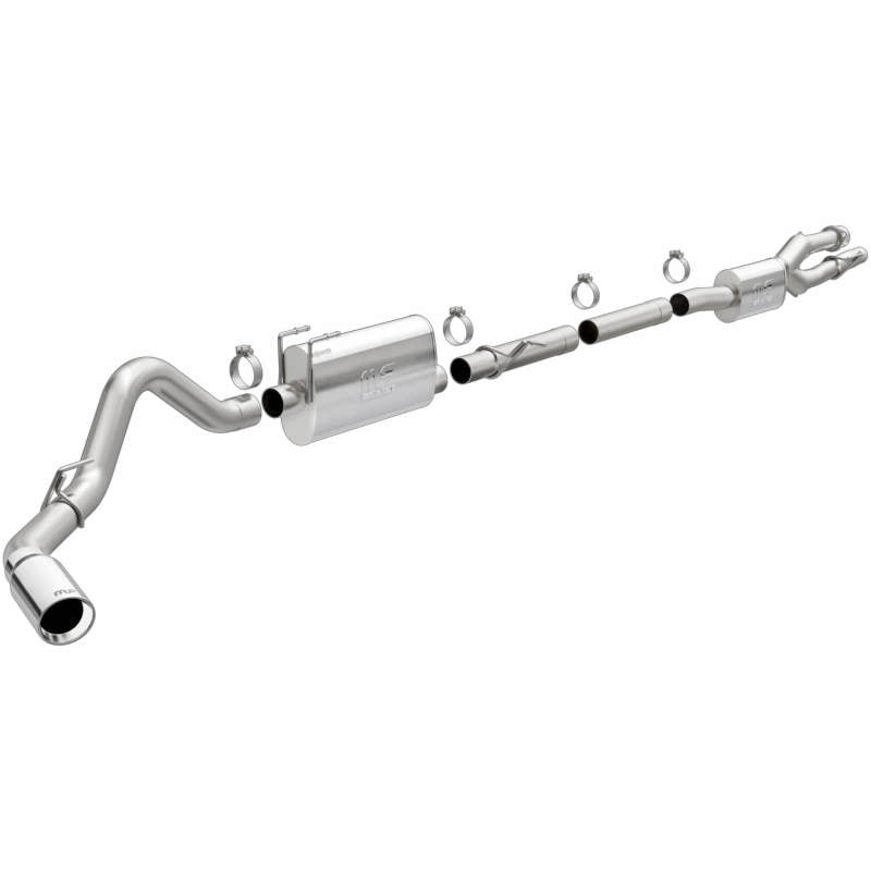MagnaFlow 2020 Ford F250/F350 3.5in Street Series Cat-Back Exhaust Rear Passenger Exit-Polished Tip Magnaflow Catback  AXOPROS