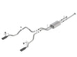 Borla 14-18 Toyota Tundra 4.6L/5.7L V8 AT 2&4WD Crew Max Cat-Back Touring Exhaust - Black Chrome Tip Borla Catback  AXOPROS