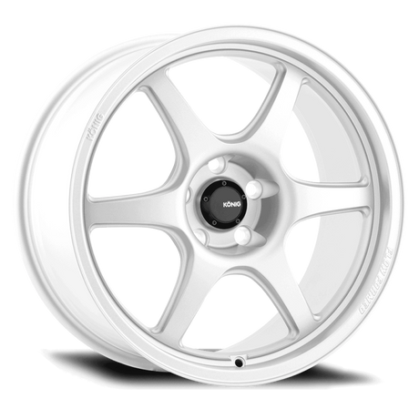 Konig Hexaform 15x7.5 4x100 ET35 Gloss White Konig Wheels - Cast  AXOPROS