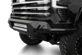 ADD 2022+ Chevrolet Silverado 1500 Black Label Front Bumper Addictive Desert Designs Bumpers - Steel  AXOPROS