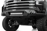 ADD 2022+ Chevrolet Silverado 1500 Black Label Front Bumper Addictive Desert Designs Bumpers - Steel  AXOPROS