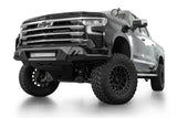 ADD 2022+ Chevrolet Silverado 1500 Black Label Front Bumper Addictive Desert Designs Bumpers - Steel  AXOPROS