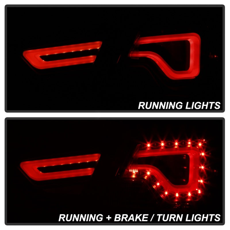 xTune 14-18 Chevy Impala (Excl 14-16 Limited) LED Tail Lights - Black Smoke (ALT-JH-CIM14-LBLED-BSM) SPYDER Tail Lights  AXOPROS