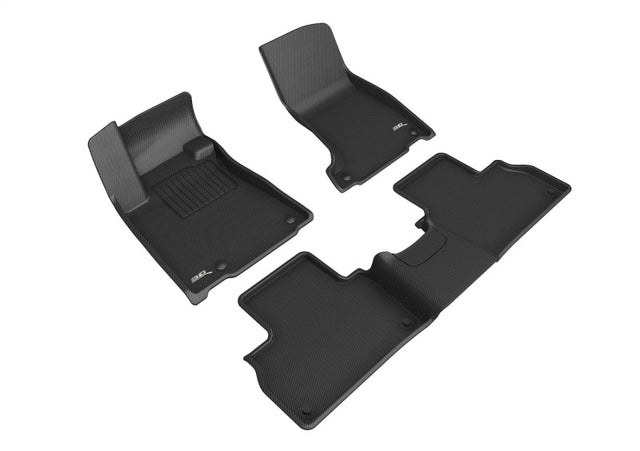 3D Maxpider 19-23 Maserati Levante Kagu Floor Mat- Black R1 R2 3D MAXpider Floor Mats - Rubber  AXOPROS
