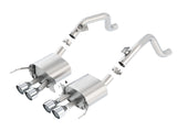 Borla 14-15 Chevy Corvette C7 w/o AFM w/o NPP Atak Rear Section Exhaust Quad Rd RL Tips Borla Catback  AXOPROS