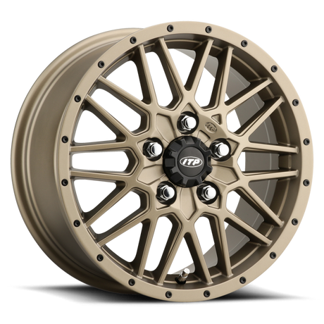 ITP ITP Hurricane 18x6.5 / 4x137 BP / 4+2.5 Offset Bronze Wheel Wheels - Cast aftermarket performance part