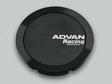 Advan Full Flat 63mm Centercap - Black Advan Wheel Center Caps  AXOPROS
