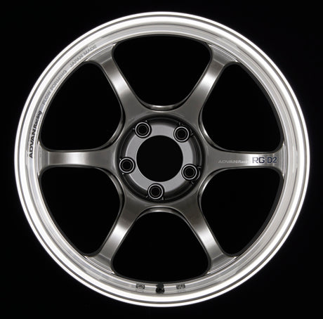 Advan RG-D2 17x8.5 +31 5-114.3 Machining & Racing Hyper Black Wheel Advan Wheels - Cast  AXOPROS