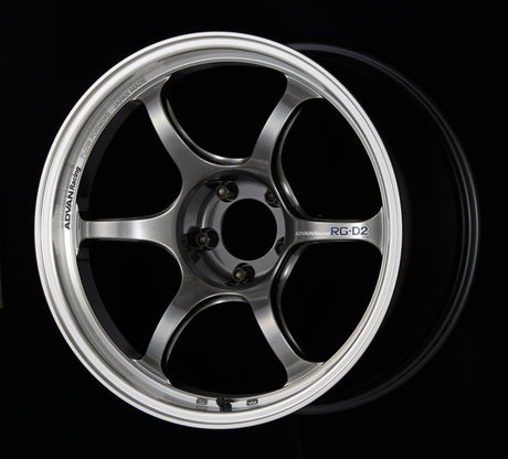 Advan RG-D2 17x8.5 +31 5-114.3 Machining & Racing Hyper Black Wheel Advan Wheels - Cast  AXOPROS