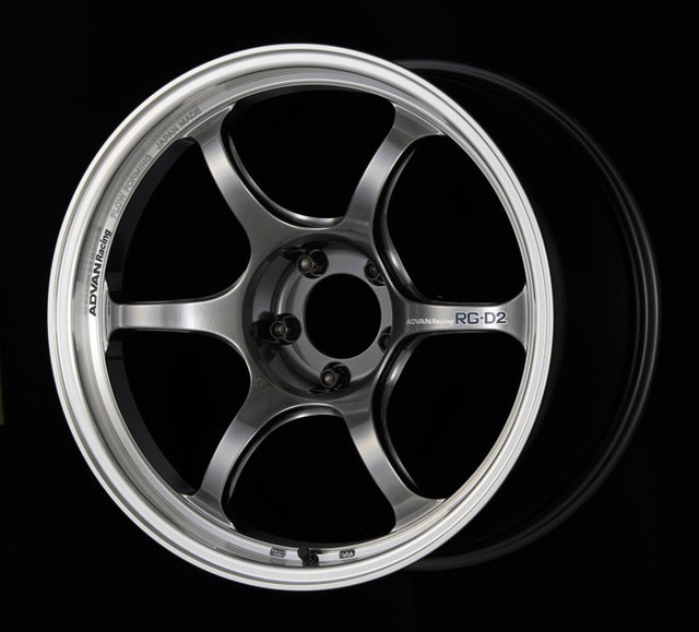 Advan RG-D2 17x8.5 +31 5-114.3 Machining & Racing Hyper Black Wheel Advan Wheels - Cast  AXOPROS