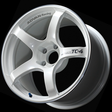 Advan TC4 18x9 +35 5-114.3 Racing White Metallic & Ring Wheel Advan Wheels - Cast  AXOPROS