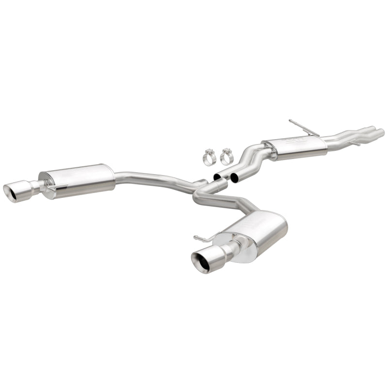 MagnaFlow Sys C/B 12-15 Audi A6 / A7 3.0L V6 SS 2.5in Dual Split Rear Ext 4in Tips Magnaflow Catback  AXOPROS