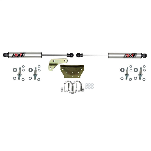 Skyjacker 00-05 Ford Excursion ADX 2.0 Dual Stabilizer Kit w/ CNC Machined Polished Alum. Skyjacker Alignment Kits  AXOPROS