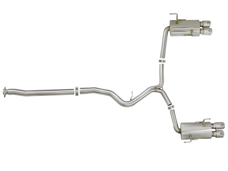 aFe Takeda 3in SS Exhaust Cat-Back 15-16 Subaru WRX/STI 2.0L/2.5L Polished Tips aFe Catback  AXOPROS