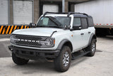 RealTruck 21-24 Ford Bronco 4dr VoltStep Electric Running Board Kit (No Drill) - Tex. Blk Go Rhino Running Boards  AXOPROS