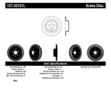 StopTech Infiniti G37 / Nissan 370Z SportStop Slotted & Drilled Rear Left Rotor Stoptech Brake Rotors - Slot & Drilled  AXOPROS