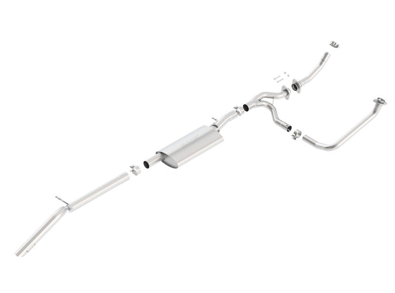 Borla 12-15 Jeep Wrangler 3.6L V6 Auto/Manual Trans Turndown Tip Dual Left Rear Exit Exhaust Borla Catback  AXOPROS