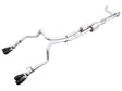 AWE Tuning 22-23 GMC Sierra 1500 AT4X 6.2L 0FG Catback Split Dual (Flat Bumper) - Diamond Black Tips AWE Tuning Catback  AXOPROS