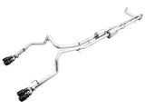 AWE Tuning 22-23 GMC Sierra 1500 AT4X 6.2L 0FG Catback Split Dual (Flat Bumper) - Diamond Black Tips AWE Tuning Catback  AXOPROS