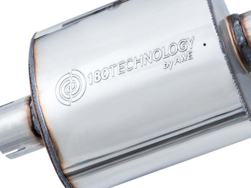 AWE Tuning Audi B9 A4 Touring Edition Exhaust Dual Outlet - Diamond Black Tips (Includes DP) AWE Tuning Catback  AXOPROS