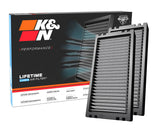 K&N 05-15 Nissan Frontier, Mid-size Pickups & SUVs Cabin Air Filter - 2 per Box K&N Engineering Cabin Air Filters  AXOPROS