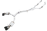 AWE Tuning Audi B9 S5 Sportback Touring Edition Exhaust - Non-Resonated (Black 102mm Tips) AWE Tuning Catback  AXOPROS