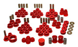 Energy Suspension 84-95 Chevrolet Corvette Red Hyper-flex Master Bushing Set Energy Suspension Bushing Kits  AXOPROS