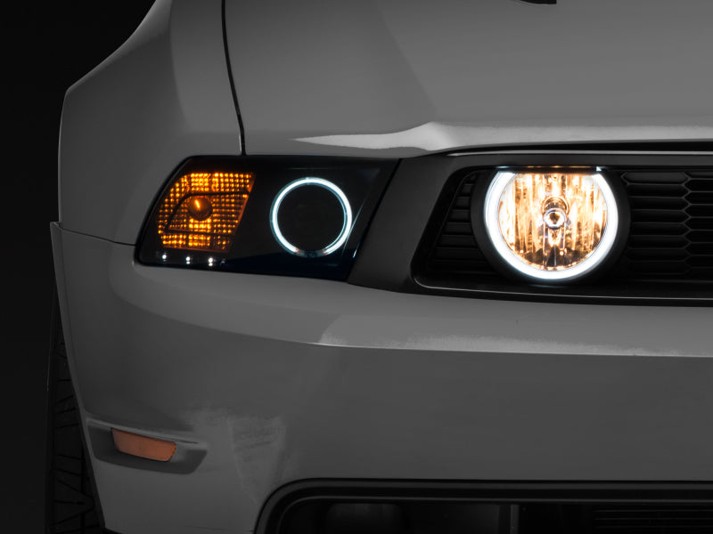 Raxiom 05-12 Ford Mustang GT LED Halo Fog Lights (Chrome) Raxiom Headlights  AXOPROS