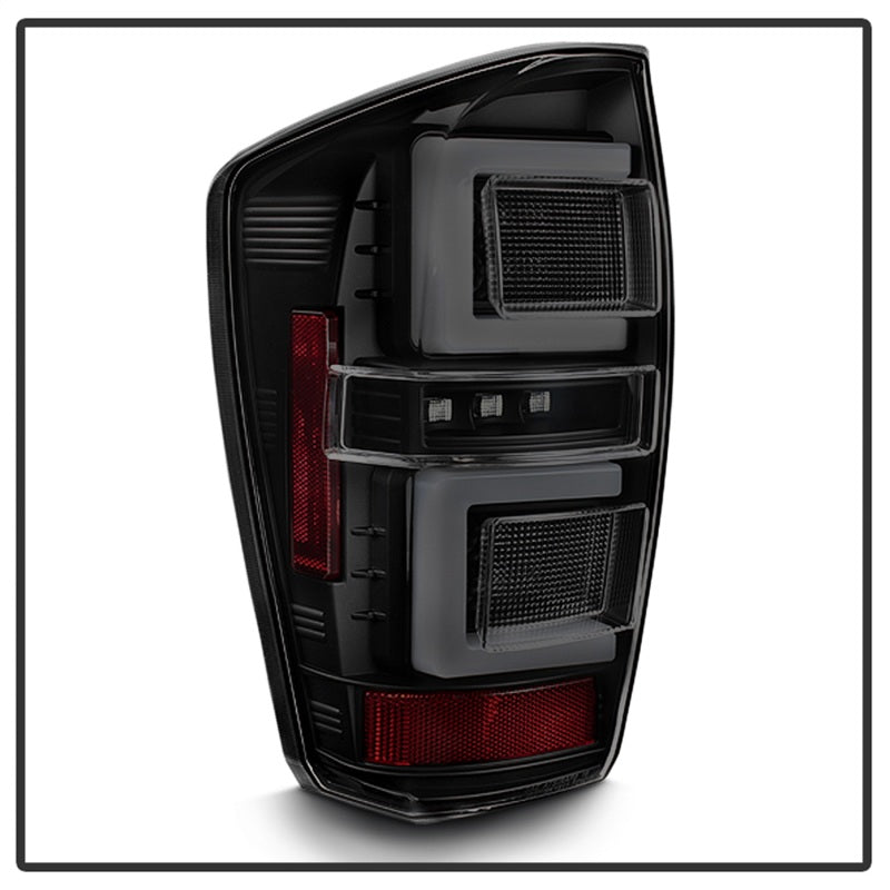 Spyder 16-17 Toyota Tacoma LED Tail Lights - Black Smoke (ALT-YD-TT16-LED-BSM) SPYDER Tail Lights  AXOPROS
