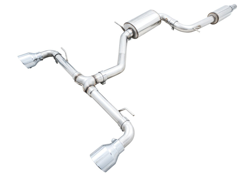 AWE 2022 VW GTI MK8 Touring Edition Exhaust - Chrome Silver Tips AWE Tuning Catback  AXOPROS