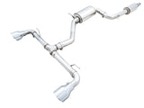 AWE 2022 VW GTI MK8 Touring Edition Exhaust - Chrome Silver Tips AWE Tuning Catback  AXOPROS