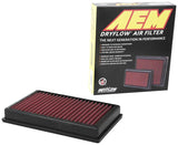 AEM 13-16 Audi A3 L4-1.8L  DryFlow Air Filter AEM Induction Air Filters - Drop In  AXOPROS