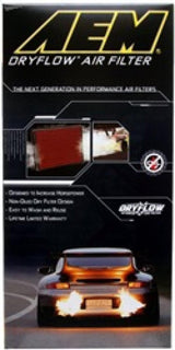 AEM 14.313in O/S L x 6.625in O/S W x 1.5in H DryFlow Air Filter AEM Induction Air Filters - Drop In  AXOPROS