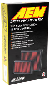 AEM 17-20 Subaru BRZ 2.0L DryFlow Air Filter AEM Induction Air Filters - Drop In  AXOPROS