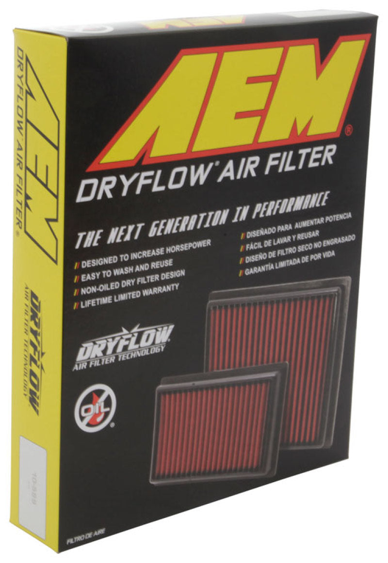AEM 2019 Chevrolet Silverado 1500 V8-5.3L F/I DryFlow Air Filter AEM Induction Air Filters - Drop In  AXOPROS