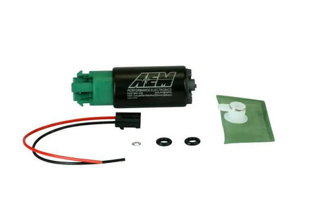 AEM 340LPH 65mm Fuel Pump Kit w/ Mounting Hooks - Ethanol Compatible AEM Fuel Pumps  AXOPROS