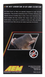 AEM 3.5 in x 9 in Dryflow Conical Air Filter AEM Induction Air Filters - Universal Fit  AXOPROS