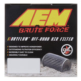 AEM 3.5 in x 9 in Dryflow Conical Air Filter AEM Induction Air Filters - Universal Fit  AXOPROS