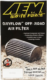 AEM 3.5 in x 9 in Dryflow Conical Air Filter AEM Induction Air Filters - Universal Fit  AXOPROS