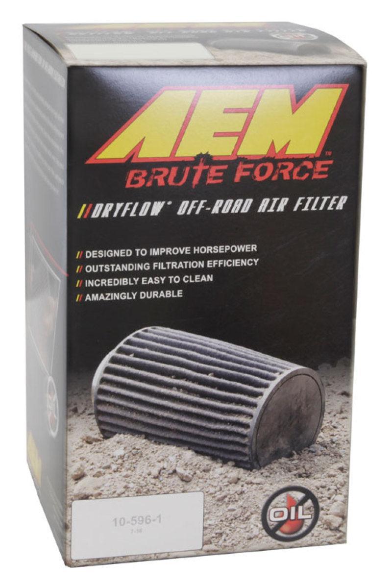 AEM 3.5 in x 9 in Dryflow Conical Air Filter AEM Induction Air Filters - Universal Fit  AXOPROS