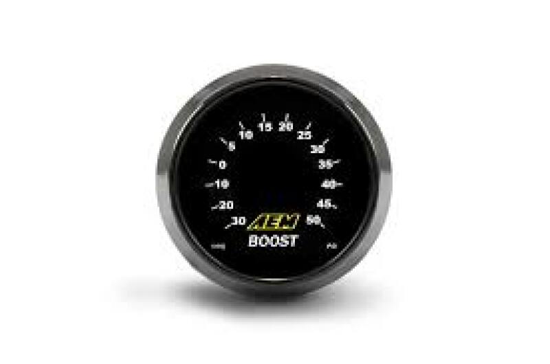 AEM 52mm Boost Digital Gauge -30-50psi AEM Gauges  AXOPROS